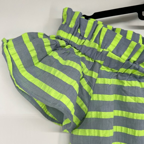 Corey Lynn Calter Anthropologie Bayside Off-The-Shoulder Striped Dress Size XS - Picture 4 of 6